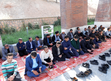 برگزاری مراسم عزاداری  ماه محرم در جوار شهید خوشنام دانشگاه